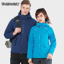 Facecozy Softshell Hiking Jackets Winter Outdoor Men Women Trekking Thick Jackets Sports Climbing Windbreaker Camping Coats 2024 - buy cheap