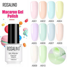 ROSALIND Macaron Gel Nail Polish Soak Off Hybrid Varnishes UV Gel Nails Art Semi Permanent Top And Base Lacquer All For Manicure 2024 - buy cheap
