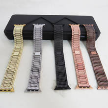 For Apple Watch Band 44mm 40mm 42mm 38mm Steel Fashion Strap Men/Women Personality Bracelet for iWatch Series 6/SE/5/4/3/2 Belt 2024 - buy cheap