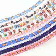 DUWES 3/8'' 50yards Dog and Paw printed grosgrain ribbon Accessory hairbow headwear DIY decoration 9mm D1406 2024 - buy cheap