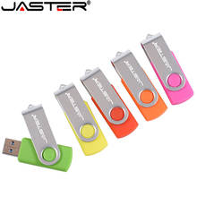 JASTER-Unidad flash USB 2,0 S303, pendrive de diseño giratorio, 128GB, 64GB, 32GB, 16GB, 8GB, 4GB, portátil de alta calidad 2024 - compra barato