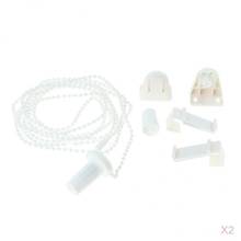 2 Set High Quality Plastic Roller Blind Accessories with 33.46'' Long Bead Chain 17mm Tube 2024 - buy cheap