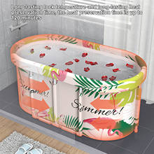 Portable Folding Adult Bathtub Children Swimming Pool Large Thickened Freestanding Bathtub Bath Bucket Bath Sauna Bathing Tub 2024 - buy cheap