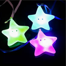 Led Party Event Supplies Lanyard Night Light LED Toys Glow Night Light Glow In The Dark Night Light Flashing Kids Christmas Gift 2024 - купить недорого