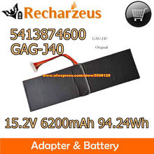 Genuine 15.2V 6200mAh 94.24Wh GAG-J40 Bateria Do Laptop 54138746000 Para GIGABYTE Aero 14 14-K8 14-W-CF2 15 Classic-SA 15W V8-CF1 X9 2024 - compre barato