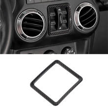 Оконный переключатель кнопка Накладка для Jeep Wrangler JK 2011-2017 аксессуары для автомобильного интерьера декоративные наклейки для автостайлинга из ABS 1 шт./компл. 2024 - купить недорого