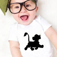 Fashion Lion King Simba Infant Bodysuits Casual Loose Aesthetic Short Sleeve Summer Harajuku Baby Girl Boy Clothes 2024 - buy cheap