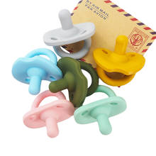 Chenkai-mordedor de silicona de grado alimenticio para recién nacido, chupete de bebé, joyería de dentición de enfermería, juguete artesanal, 1 ud. 2024 - compra barato