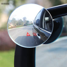 Espejo retrovisor redondo pequeño para coche, espejo auxiliar HD reflectante ajustable de zona ciega de 360 grados, CD50 Q02 2024 - compra barato