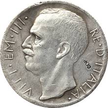 1931 itália 10 liras moedas cópia 2024 - compre barato