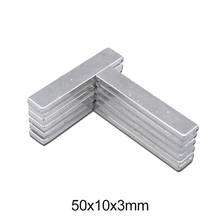2~50PCS 50x10x3 mm Powerful N35 Magnets 50mmX10mm Long Sheet Permanent Magnet 50x10x3mm Super Strong Neodymium Magnet 50*10*3 2024 - buy cheap