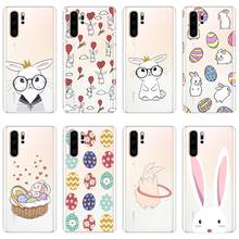 Phone Case For Huawei P30 Lite Pro P Smart Z Silicone Easter Rabbit Printing Back Cover For Huawei P20 Lite P Smart Plus 2019 2024 - buy cheap