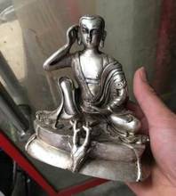 Тибет Буддизм чистая бронза Архат миларепа Будда статуя 2024 - купить недорого