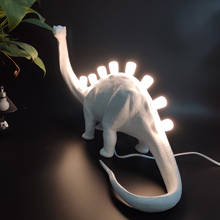 Modern JURASSIC Dinosaur Table Lamps Bedroom Brontosaurus T-Rex Animal Desk Lamp Bedside Nightstand Light Fixtures Home Decor 2024 - buy cheap