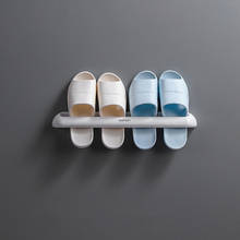 Shoes Rack Shoes Hanger Shoes Organizer Storage Rack Bathroom Wall-mounted Slippers Shelf Sticky Hanging For Home Family Storage 2024 - buy cheap