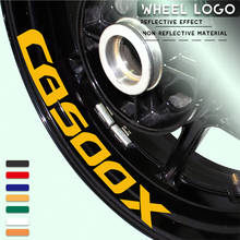 Pegatinas de neumático de rueda de motocicleta, calcomanías reflectantes, pegatinas decorativas personalizadas para HONDA CB500X cb 500x 2024 - compra barato