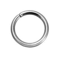 Anéis de aço inoxidável aberto pular 50 peças 304 cor redonda descobertas para diy jóias da moda fazer acessórios 7mm de dia. 2024 - compre barato