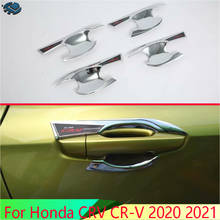 For Honda CRV CR-V 2020 2021 Car Accessories ABS Door Handle Bowl Cover Cup Cavity Trim Insert Catch Molding Garnish 2024 - buy cheap
