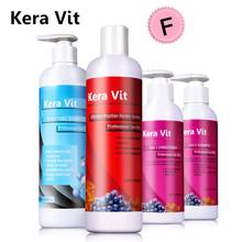 Keravit 500ml Straight Hair Treatment Keratin Without Formalin+500ml Purifying Shampoo+250 Daily Shampoo and Coditioner Hair Set 2024 - buy cheap