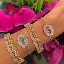 2020 New Simple Design Turkish Evil Eye Bracelet Fashion Charm Hand Chain Bracelets femme Adjustable bracelets & bangles jewelry 2024 - buy cheap