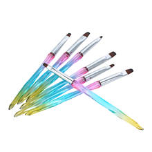 7pcs/set Professional Nail Brush Set Gradient Acrylic DIY Manicure Brushes Kit UV Gel Brush Pen Drawing Brush Nail Art Tool 2024 - buy cheap