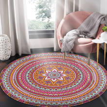 Alfombras y tapetes para sala de estar, Alfombra de franela con diseño de Mandala y flores, estilo étnico y rectangular, 2020 2024 - compra barato