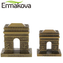 ERMAKOVA Retro Rare Legend Metal Paris Arc de Triomphe World Famous Landmark Building Architecture Home Office Decoration Gift 2024 - buy cheap