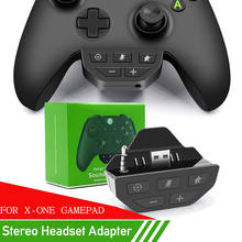 Усилитель звука для контроллер для Xboxone, адаптер для стереогарнитуры, игровой аудиочат, микрофон, для геймпада Microsoft Xbox One 2024 - купить недорого