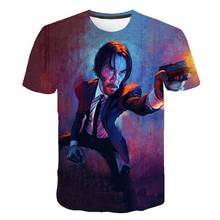 Camiseta con estampado 3d de John Wick The Boogie Man, camisa de cuello redondo, Keanu Reeves Killer 2024 - compra barato