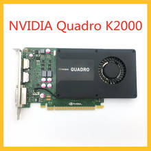 Quadro K2000 2 ГБ 100% оригинальная графическая карта, профессиональная графика для NVIDIA, многоэкранный дизайн, 3D моделирование, визуализация 2024 - купить недорого