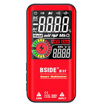 BSIDE-multímetro Digital de 9999 recuentos, pantalla LCD a Color de 3,5 pulgadas, medidor de diodo de capacitancia de voltaje CC CA, NCV Ohm Hz, probador de continuidad 2024 - compra barato