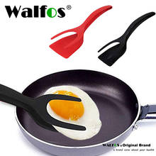 Walfos 2-em-1 antiaderente omelete panqueca torradas pinças e espátula flip utensílios de cozinha acessórios de ferramenta de cozinha 2024 - compre barato