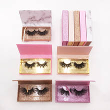 Wholesale 3D Eyelash Packaging Pink Rose Gold Empty Glitter Lash Box without Lashes 2024 - buy cheap