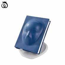 WU CHEN LONG Simple Modern Ideas Abstract Human Face Books Art Sculpture Character Statue FRP Craft Home Decorations R6737 2024 - buy cheap