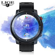 Смарт-часы LIGE мужские, IP68, ЭКГ, кровяное давление, пульсометр, мониторинг сна 2024 - купить недорого