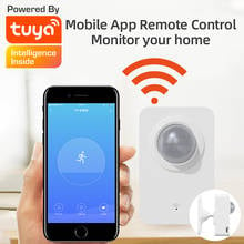 Tuya wi fi pir sensor de movimento usb energia sem fio detector infravermelho segurança do assaltante alarme sensor vida inteligente controle app compatível 2024 - compre barato