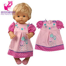 35cm Reborn Baby Doll Clothes 40cm Nenuco Ropa Y Su Hermanita Doll Clothes Dress 2024 - buy cheap