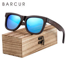 BARCUR Polarized Wood Sunglasses Men Women Sun glasses for Fishing Traveling Vintage glasses oculos de sol 2024 - buy cheap
