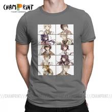 Camiseta masculina vintage 100% algodão, camiseta com manga curta para cães bungou stray dog 2024 - compre barato