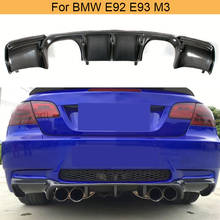 Alerón de parachoques trasero para coche, difusor de fibra de carbono negro FRP para BMW E92 Coupe E93 Convertible M3 2008 - 2013 2024 - compra barato