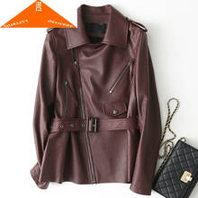 Sheepskin 100% Natural Coat Female Genuine Jackets Women Slim Short Spring Autumn Outwear Real Leather Coats 969 2024 - buy cheap