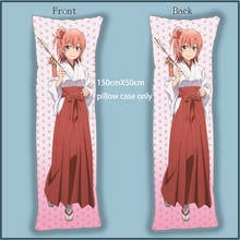 Dakimakura Body Pillow Case My Teen Romantic Comedy Yuigahama Yui cover 150x50cm Home Decoration Pillowcases Printed long 2024 - buy cheap