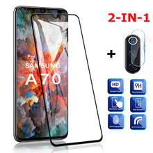 2in1 Protective Glass On For Samsung Galaxy A70 Camera Glass Protector for Samsung A70 A21s A50 A10 A51 A71 A 70 A 51 Glass Film 2024 - buy cheap