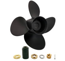 4 blade 13x19 for Johnson 15 teeth motor boat 90-115hp Interchangeable hub marine aluminium propellers 2024 - buy cheap