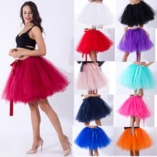 Enagua de 15 colores para mujer, ropa interior nupcial de crinolina, enagua para baile, Rockabilly, Lolita, falda de boda 2024 - compra barato