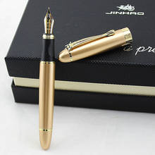 High quality  Jinhao X450 brand Gold metal fountain pen with stationery school office supplies luxury writing ink pens 2024 - buy cheap