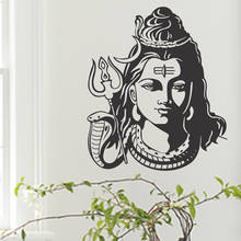 Deushiva índia adesivo de vinil religioso, adesivo decorativo indiano para decoração da casa, decalque de parede, quarto murais m180 2024 - compre barato