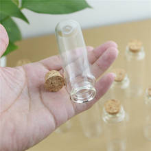 50pcs/lot 30*100mm 50ml DIY Mini Wishing Glass Bottles Cork Crafts Jars Cork Stopper Transparent Empty Glass Bottles 2024 - buy cheap