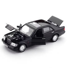 S class W140 1:32 сплава Модель автомобиля звук светильник отводной светильник звук сплав игрушечные модели автомобилей для детей 2024 - купить недорого