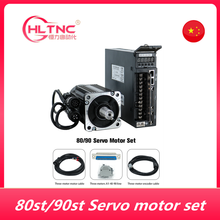 Servomotor de CA 80ST-M02430/90ST-M02430 de alta calidad, 750W + controlador AC A1-SVD15 15A con cable de 3m para máquina CNC 2024 - compra barato